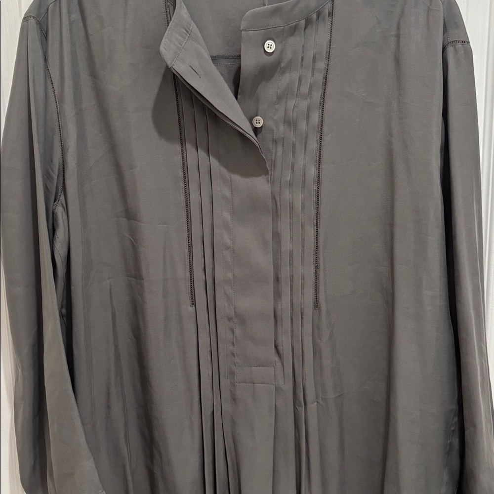 Madewell Gray Shirtdress - Picture 3 of 7